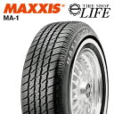 【★個人様宛は別途送料！】MAXXIS マキシス MA-1 P195/75R14 92S ホワイトリボンタイヤ 195/75-14 White Ribbon【2024年製】