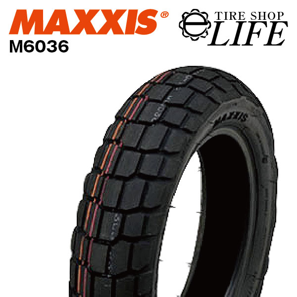 MAXXIS マキシス M6036 120/80-12 55J TL エイプ50/100 純正装着 バイクタイヤ スクーター