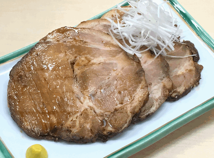 すき焼き屋が作った自家製焼豚スライス（500g）タレ付き【国産豚】