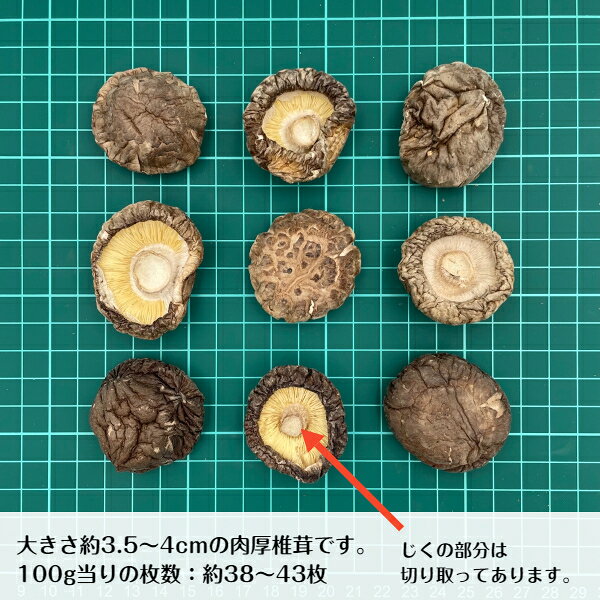干し椎茸 業務用 肉厚 3.5-4cm 500g 中国産( しいたけ 椎茸 干ししいたけ 乾燥椎茸 乾燥しいたけ 光面 ) isekyu-10000010 伊勢丘商店 サンプル画像2