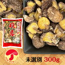 干し椎茸 国産 未選別 300g 大容量 原木栽培 無農薬( 干しシイタケ 干ししいたけ 乾しいたけ 乾燥シイタケ 乾燥椎茸 )