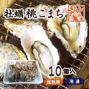 冷凍 殻付牡蠣「桃こまち」加熱用 10個 [牡蠣]