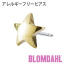 ピアス アレルギーフリーピアス 純チタン ゴールド スターBLOMDAHL ブロムダール ピアス アレルギーフリーピアス アレルギーフリーピアス 純チタン ゴールド スター 両耳 2個 セット ピアス アレルギーフリー かわいい