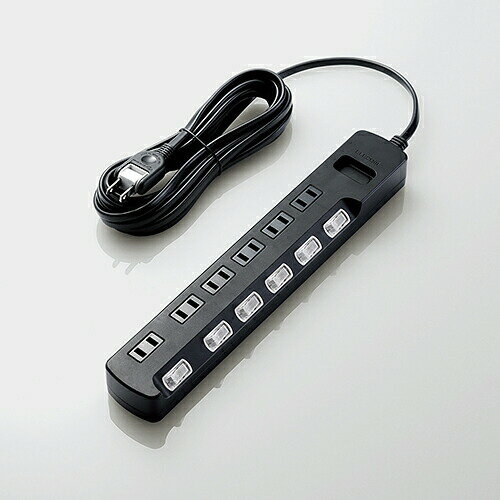 Rakuten - ELECOM（エレコム） AVボトム6口5mスイッチ AVT-K6A-2650BK