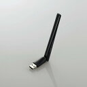 ELECOM(エレコム) Wi-Fiルーター 無線LAN 子機 433+150Mbps 11ac/n/a/g/b USB2.0 EU RoHS指令準拠(10物質) ブラック WDC-433DU2H2-B