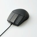 ELECOM(エレコム) マウス 3D CAD / CAM 有線 3ボタン BlueLED 左右対称 ブラック M-CAD01UBBK