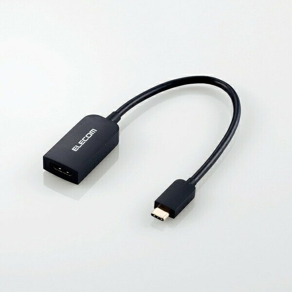 ELECOM（エレコム） displayport hdmi usb type-c 変換 アダプタ 4k 2k 3840×2160 / 30hz 正規 認証 windows / mac 対応 ディスプレイ テレビ プロジェクター bk AD-CHDMIBK2