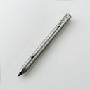 ELECOM(エレコム) アクティブ タッチペン 電池式 単6 軽量 スリム 極細 細やか なめらか スムース タッチ 指紋防止 防汚 耐久性 大人 かっこいい シルバー P-TPACST01BK