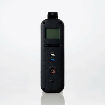 【送料無料】 ELECOM(エレコム) AC出力対応 222Wh コンパクトポータブルバッテリー DE-AC05-60900BKAC出力対応 コンパクト ポータブル バッテリー USBブランケット ランタン 屋外イベント 扇風機 ドライブ ポータブル冷蔵庫 災害時 スマートフォン タブレット 充電