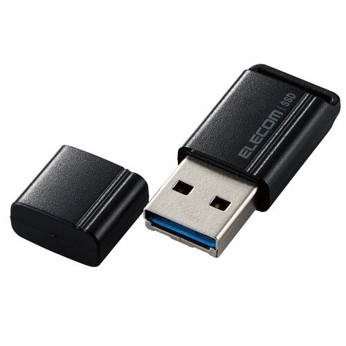 ELECOM（エレコム） SSD 外付け 1TB USB3.2 Gen1 読出最大400MB/秒 超小型 USBメモリ型 ポータブル キ..