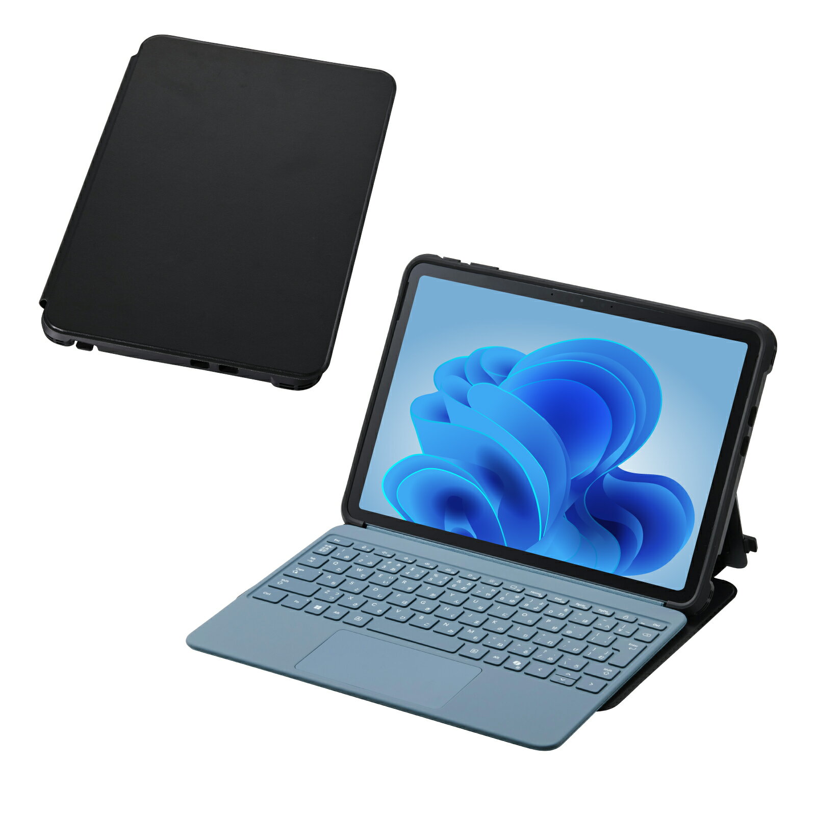 Rakuten - ELECOM（エレコム）Surface Pro 12 インチ ケース スタンド機能 衝撃吸収 キーボード対応 ブラック TB-MSP25HVCKFBK
