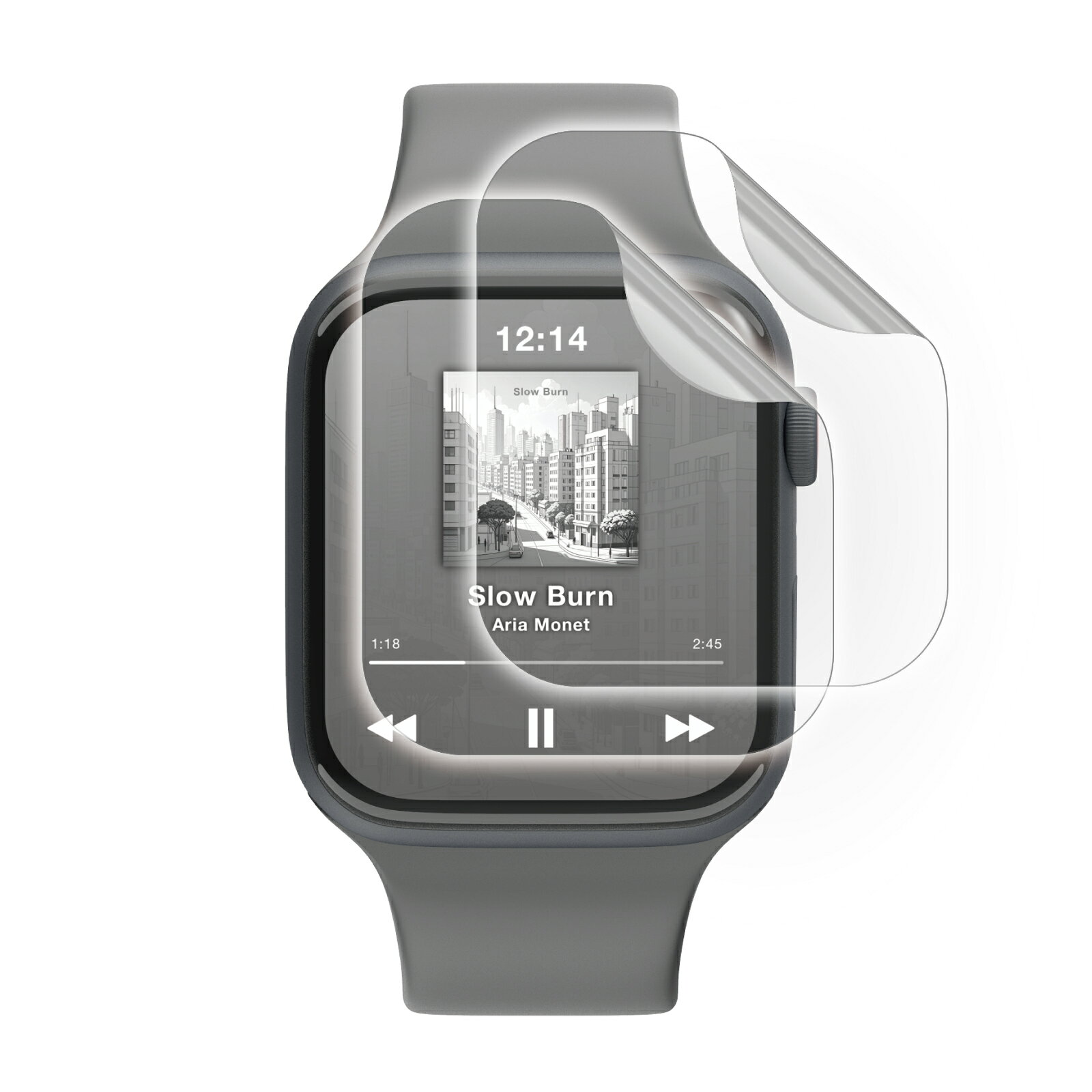 樂天商城 - ELECOM（エレコム）アップルウォッチ 衝撃吸収 フィルム 2枚入 【 Apple Watch SE 第3世代 / 第2世代 [ 40mm ] 対応 】 全面保護 高透明 指紋防止 気泡防止 AW-25EFLAFPRGJ