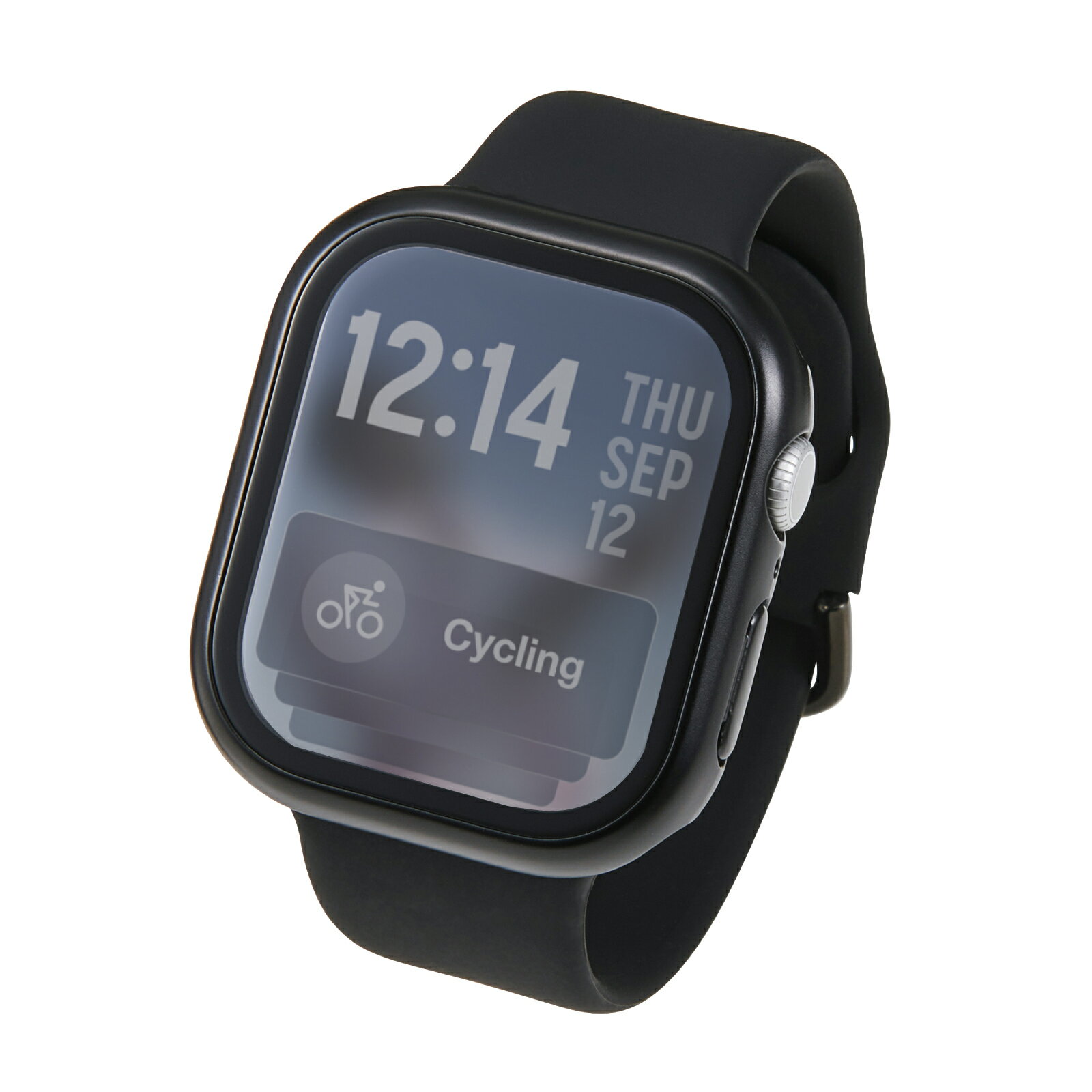 樂天商城 - ELECOM（エレコム）アップルウォッチ カバー Apple Watch Series 11 / 10 [ 46mm ] フルカバー ケース 強化ガラス 10H メタリック 耐衝撃PCフレーム 指紋防止 飛散防止 ブラック AW-25AFCGPBK