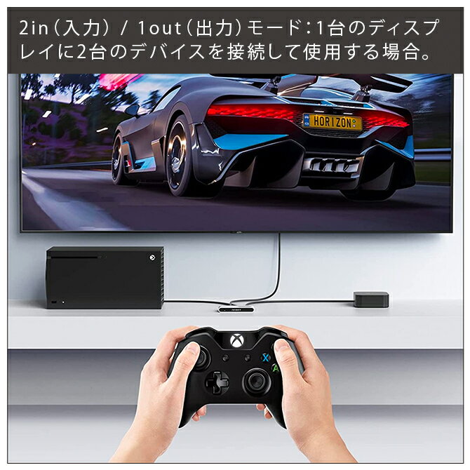 �ڳ�ŷ1�̡� HDMI2.1 HDMI 2.1���ش� ��ư 2����1���� �����������å� 8K@60Hz 4K@120Hz HDMI���ش� HDMI ʬ�۴� ��ư Switch 2 �����å�2 PS5 PS4 �����ൡ �Ρ���PC Fire TV HDTV DVD�ץ졼�䡼 ���ץ�å��� Dolby�����ǥ��� �����ޡ� iVANKY VDA01 ����̵��