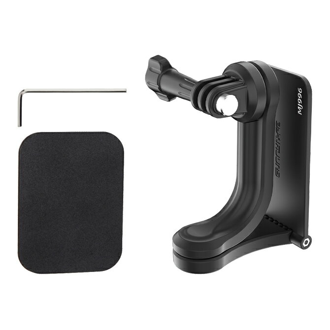 アクションカメラ マウント アクションカメラ 360度回転マウント 車 ドライブレコーダー アクセサリー GoPro DJI Insta360 車載マウント スマホホルダー 車 Vlog 撮影 車載ホルダー 簡単装着 スタンド ドライブ 旅行 アウトドア Vlog セルフィー Sunnylife MJ996 送料無料 3