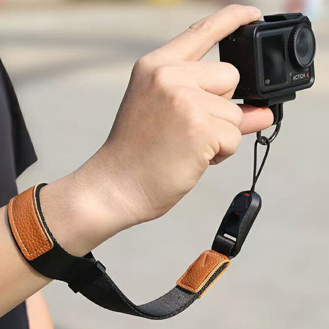アクションカメラ用 リストストラップ ハンドストラップ 落下防止 DJI Osmo Pocket 3 / 2 / OM7 / OM6 / OM5 / SE / Osmo Action 5 Pro / 4 / 3 / 2 / Insta360 X5 / X4 アクションカメラ アクセサリー スマホアクセサリー ストラップ 手首 スマホ ストラップ 送料無料