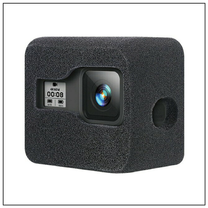 GoPro Hero 8 ゴープロ ヒーロー 8 防風スポンジケース アクションスポーツ 悪天候 防風 gopro 防風ケース 風防 マイク 風きり音防止 防風カバー 騒音防止 録音ノイズ対策 スポンジ製カバー スポンジ製ケース 騒音対策 人気 オススメ 便利グッズ 送料無料 - 3