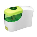 【代金引換不可】 【エイ・ベック】 電動鉛筆削器 スリムポッド グリーン鉛筆削り器 電動 2Wayタイプ ラチェット構造 最速削り