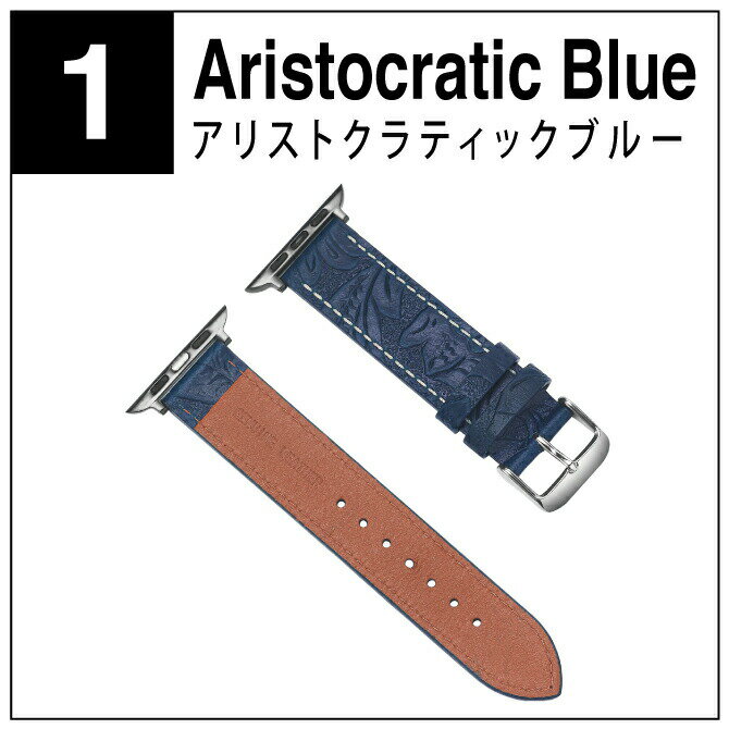 ●在庫限り特価●【2本セット】 Apple Watch アップルウォッチ Retro design genuine leather belt レトロ デザイン ジェニュイン レザー ベルト アップルウォッチストラップ 高級感 レザー 本革 フラワーデザイン オリジナル バンド 送料無料