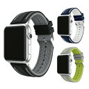 ●在庫限り特価●Apple Watch アップルウォッチ Two-tone silicone belt ツートーン シリコン ベルト アップルウォッチストラップ...