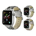 ●在庫限り特価●Apple Watch アップルウォッチ High quality snake genuine leather belt ハイ クオリティ スネ...