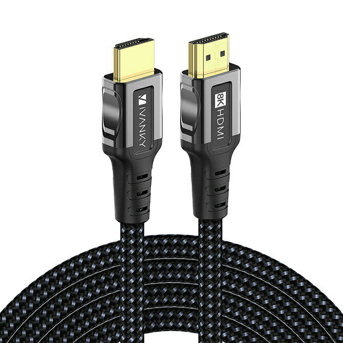 Nintendo Switch 2 ニンテンドースイッチ2 PS5 PRO PS5 4K@120Hz Ultra HD 8K HDMI 2.1 Cable ウルトラ HD 8K HDMI 2.1 ケーブル HDMI to HDMI TV テレビ パソコン PC ノートパソコン Monitor モニター 高画質 ノイズ 低減 優れた 解像度 iVANKY VBA62 2m 送料無料