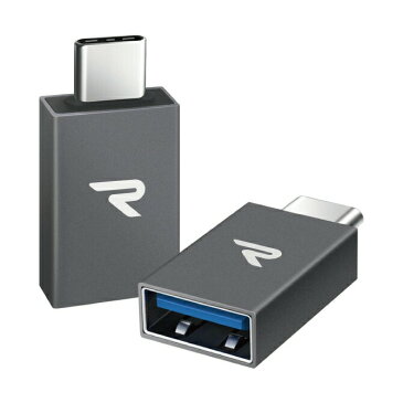 RAMPOW RCB03 Space Grey 2個セット USB C to USB 3.0 Type-C to USB 3.0 3A USBC TypeC タイプC 外付けHDD USBメモリ マウス キーボード ゲームコントロール カードリーダー 接続 MacBook Pro Google Chromebook Pixelbook 送料無料