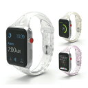●在庫限り特価●Apple Watch アップルウォッチ Transparent glitter slicone belt トランスペアレント シリコン ベルト アップルウォッチストラップ スリム 細身 軽量 丈夫 透明 グリッター オリジナル バンド 美しい 大人 メンズ レディース 送料無料