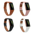 Fitbit Charge 3 / 4 フィットビット チャージ 3 / 4 Real eather belt リアル レザー ベルト 高級感 シンプル 細身 リアル 本革 レザー ベルト バンド 腕時計バンド 交換バンド 腕時計ベルト 交換ベルト 簡単 自由 フリーサイズ 送料無料