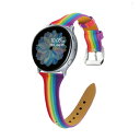 Rainbow leather belt C{[ U[ xg 20MM 22MM {v X}[gEHb` X}[gv xg oh Samsung TX Garmin K[~ LG Huawei n[EFC Xiaomi Mobvoi 