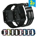 ●在庫限り特価●【2本セット】 OPPO Watch オッポ ウォッチ Nylon canvas woven watch belt ナイロン キャンバス ウーブ...