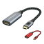 iVANKY VBK11(Grey & Black) VBK13(Red) 20cm USB-C to HDMI Adapter 4K/60Hz Displayport Alternate Mode 変換アダプター Thunderbolt 3 HDMI iPad Pro Macbook Pro Macbook Air ChromeBook Pixel XPS Galaxy 人気 オススメ 便利グッズ 送料無料