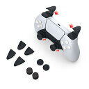 PS5 コントローラートリガーキット DualSense専用 アナログスティックカバー 操作性アップ 滑り止め 8点セット TP5-0513 送料無料