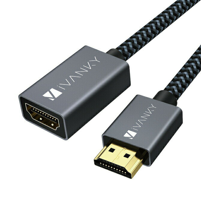 楽天PS5 スイッチ グッズ COVER SPOTiVANKY VBA41 1m Black HDMI Extension Cable 4K@60Hz HDMI 2.0 延長 ケーブル 3D映画 ハイスピード TV Stick PS5 PS4 Oculus Rift Nintendo Switch PC パソコン HDR UHD HDCP ハイビジョン 対応 人気 便利グッズ 送料無料