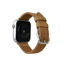 ROOX Esalta 羊革スエードバンドムートンfor Apple Watch 42/44/45/49mm 羊革 スエード 起毛 アップルウォッチ バンド ピンバックル ナチュラル クラシカル