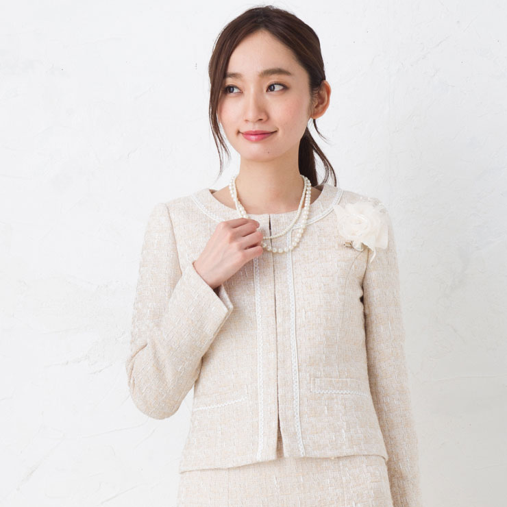 楽天市場】ツイード ジャケット(号数(女性)13号)の通販 楽天市場】ツイード ジャケット(号数(女性)13号)の通販
