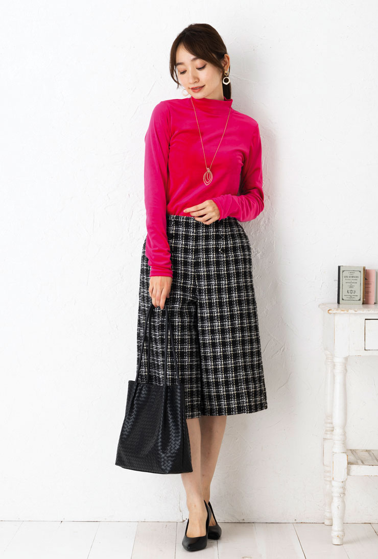 ハイネック カットソー レディース 長袖 秋 冬 ◆【DEALポイントバック】【SALE50】...