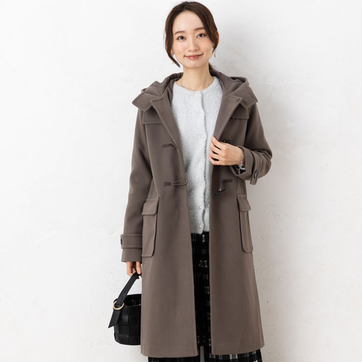 楽天市場】ダッフルコート(カラーブラウン)(レディース 楽天市場】ダッフルコート(カラーブラウン)(レディース
