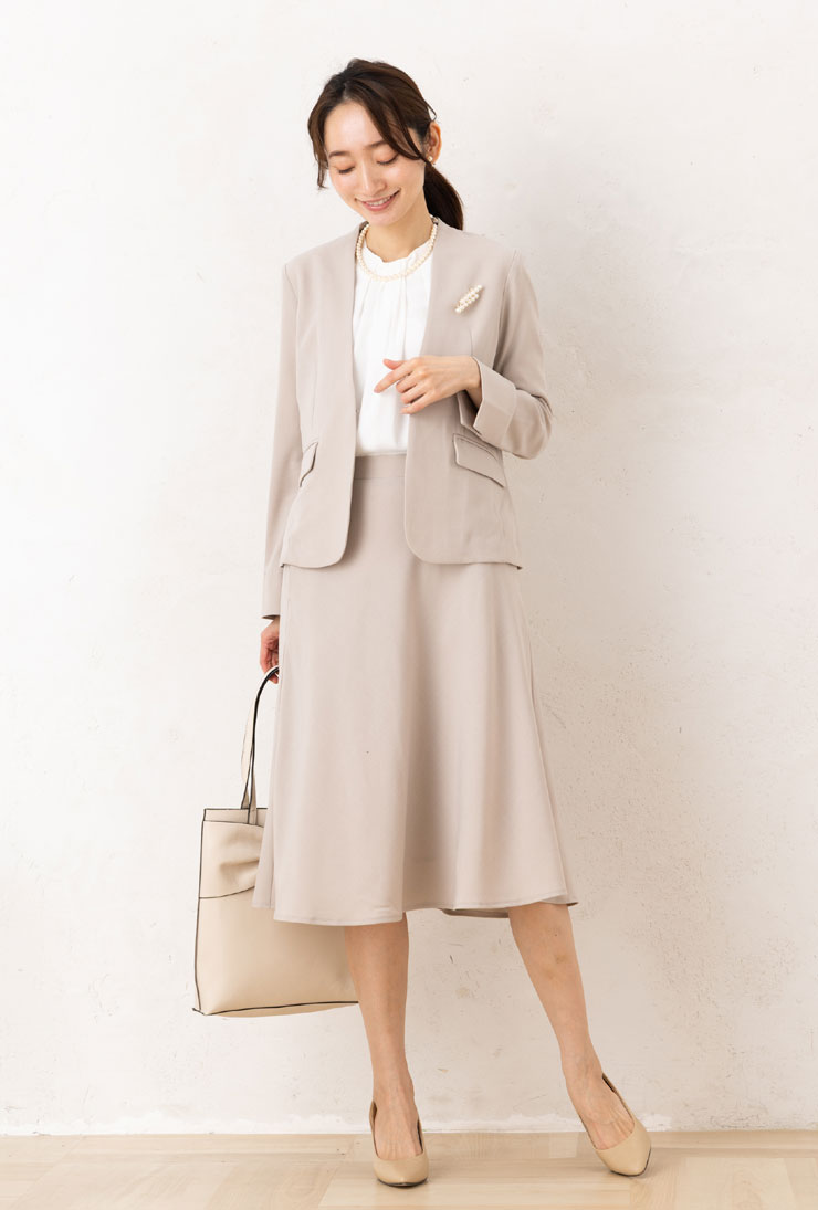 ブラウス 七分袖 レディース オフィス 別注 ◆ 【メール便 送料無料06】【ドラマ着用】ジョーゼット 裏地TR天竺 ボウタイ風 タック 七分袖 ブラウス【エコ包装】[bl][ フォーマル スーツ インナー 入学式 入園 卒業 卒園 白 オフィス カジュアル ママ ][lf] - Image 3