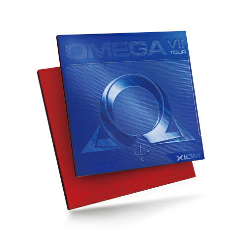 オメガVII　ツアー　エクシオン　RED/BLACK 卓球裏ソフトラバー　XIOM ヴィクタス　850017