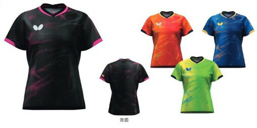 Butterfly　レディース　エリスター12・シャツ（バタフライ） 卓球 ユニフォーム タマス　47149