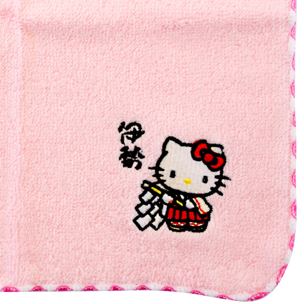 伊勢志摩限定 お伊勢さんキティ 刺繍タオル2枚組