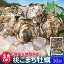 桃こまち 牡蠣 30個入 殻付き牡蠣 生