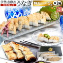 うなぎ 伊勢志摩産 白焼き 特大サイズ 3尾 送料無料 国産 ウナギ 鰻 蒲焼き 丑の日 個包装 冷凍 化粧箱入 母の日 ギフト