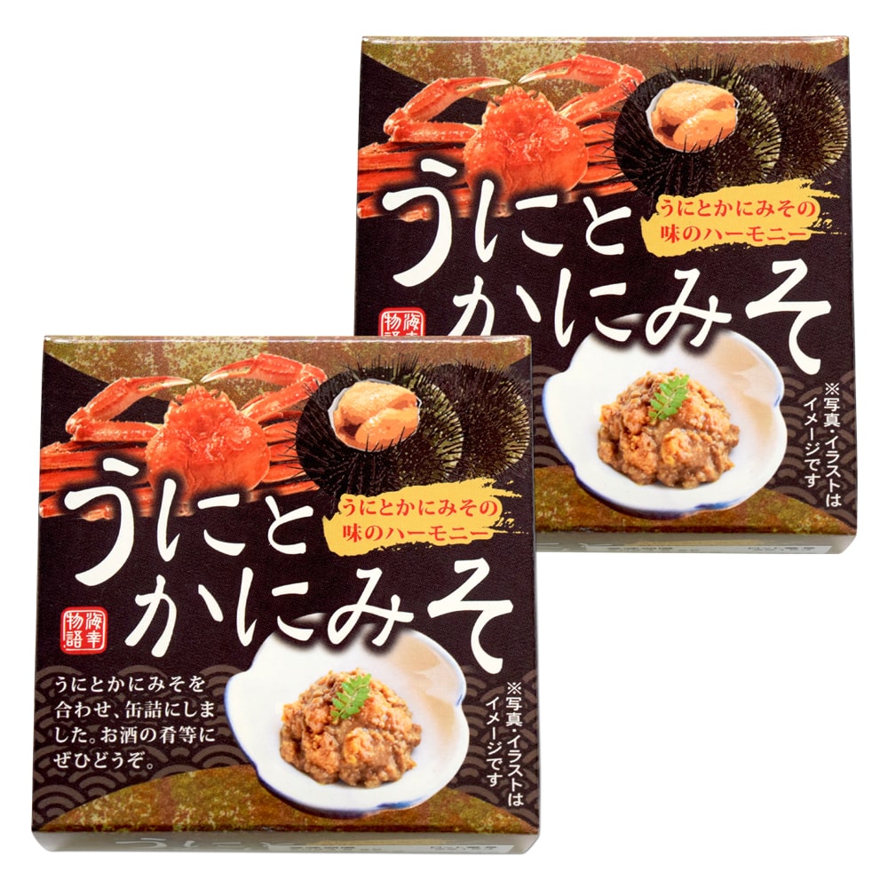 商品名 かにみそとうに 内容量 70g×2個 原材料名 かに甲羅みそ(カナダ産)、むしうに、還元水飴、小麦粉、でん粉、乾燥卵白、食塩、寒天/調味料(アミノ酸等)、(一部に小麦・かに・乳成分・卵・大豆・ゼラチンを含む) 賞味期限 約8か月 保存方法 直射日光を避け常温で保存してください。 販売者 伊勢鳥羽志摩特産横丁 運営　株式会社　オフィスワンツーテン 三重県伊勢市藤里町725−1 配送温度帯 ※同梱の場合は、常温・冷蔵商品との同梱が可能です。 お届け方法 ヤマト運輸 のし・メッセージカード対応 : 不可 配送方法・支払い方法について、詳しくはコチラ その他 当製品工場ではえびを含む製品を製造しています。