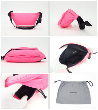 【中古】【辛口評価】【Aランク】BALENCIAGA バレンシアガ ナイロン WHEEL BELTPACK S ボディバッグ 569978 ピンク