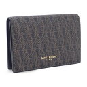 【中古】【Aランク】SAINT LAURENT PARIS サンローランパリ モノグラム カードケース 361730 ブラウン【ISEYA】