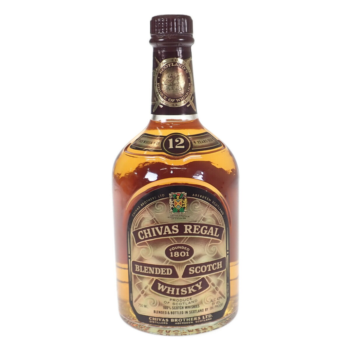 【中古】【並行輸入品】【Sランク】CHIVAS REGAL シーバスリーガル 12年 スコッチ ウイスキー 43％ 700ml 旧ラベル お酒 アルコール ギフト【ISEYA】