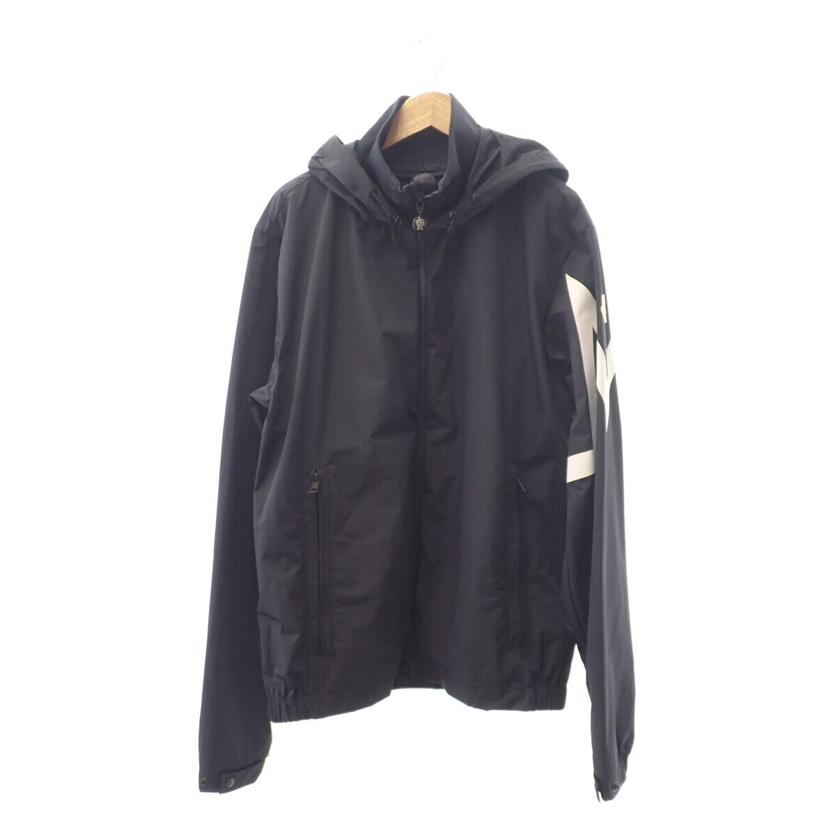 【中古】【Aランク】Moncler モンクレール FETUQUE ジップアップパーカー ジャケット ウインドブレーカー H20911A00152 54A91 ネイビー #3 メンズ【ISEYA】