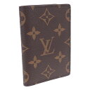 【中古】【Sランク】LOUIS VUITTON ルイヴィトン オーガナイザー・ドゥ ポッシュ カードケース パスケース M60502 モノグラム ブラウン【ISEYA】